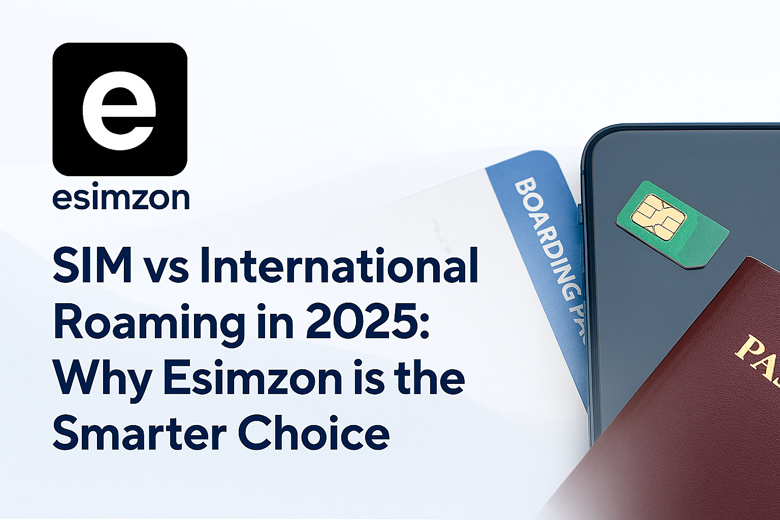 SIM vs International Roaming in 2025: Why Esimzon is the Smarter Choice